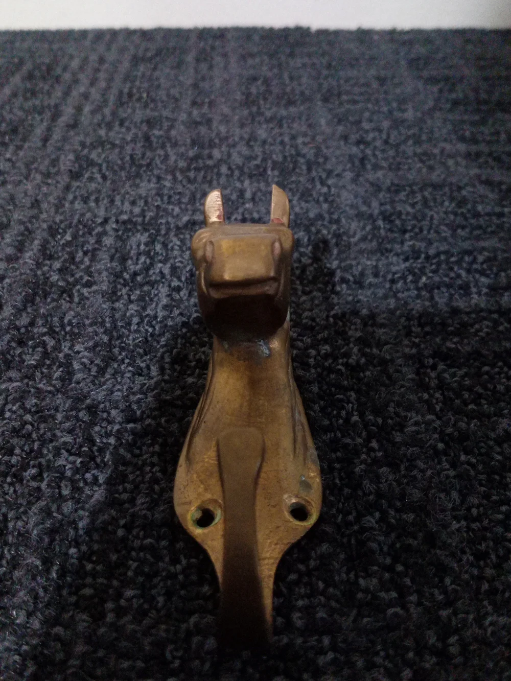 Brass Horse Head Wall Hook